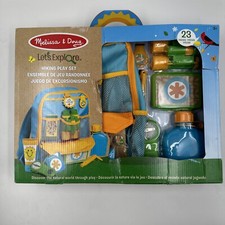Melissa Doug Let's Explore Hiking Play Set - 23 Pieces BRAND NEW