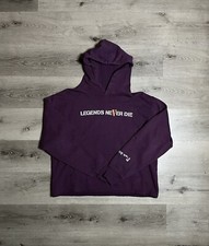 Juice WLRD x Vlone Legends Never Die Hoodie Purple 100 Authentic Sz Medium