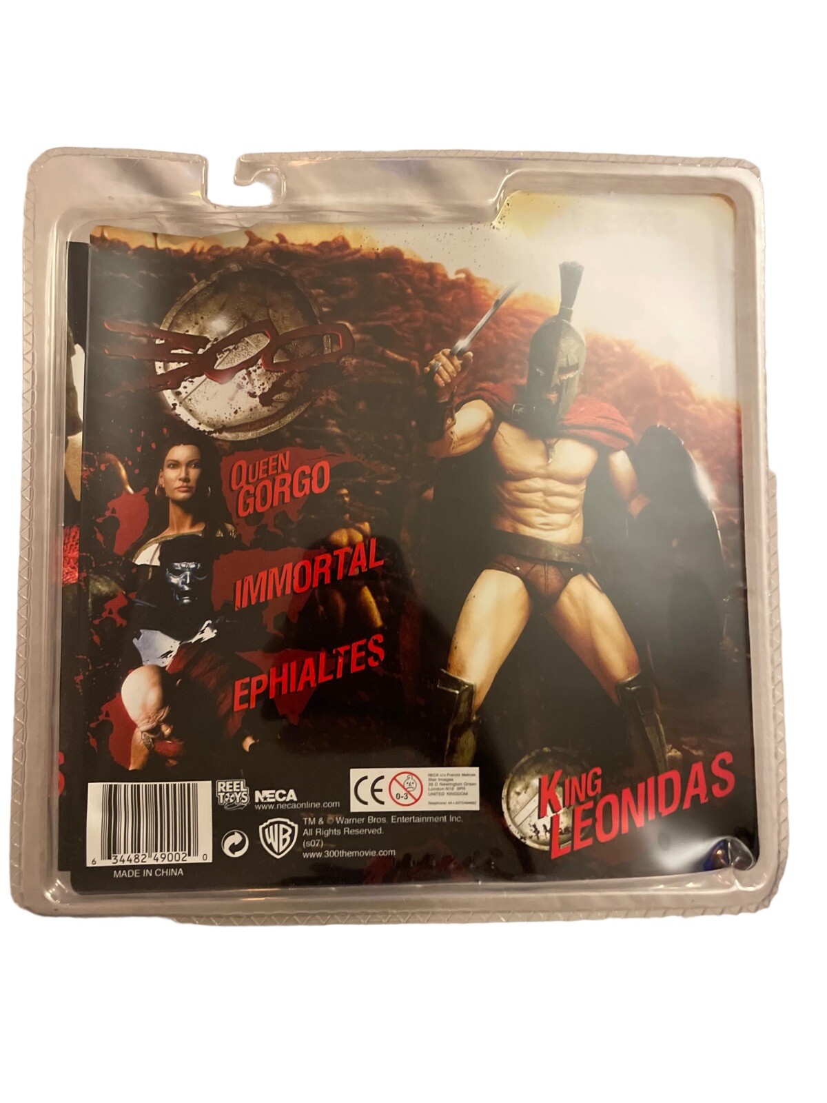 NECA 300 The Movie King Leonidas Action Figure Series 1 Gerard Butler NEW SEALED