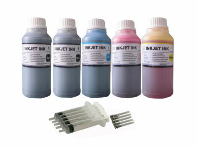 5x250ml ND  non-oem Refill Ink for 502 T502 Ink Bottle ET-2760 2850 3710 4850