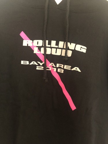 Rolling Loud Shirt 2018 Bay Area Travis Scott Official Merch MED Double Side - 第 2/7 張圖片