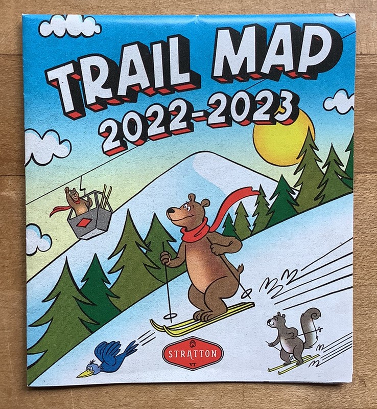 2022/23 Stratton Mountain Vermont Ski Trail Map