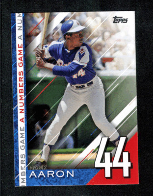 2020 Topps Update Series A Numbers Game Inserts #NG1-25 Finish Your Set, U Pick