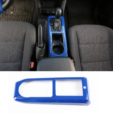 ABS Blue Interior Gear Box Panel Cover Trim For Toyota Tacoma 2016-2023