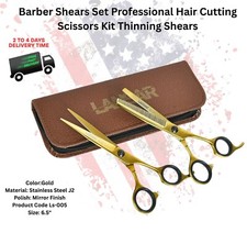 Professional Barber Shears Salon Hair Cutting Thinning Scissors Hairdressing Set