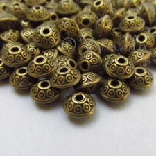 Antiqued Bronze 6mm Spacer Beads B4895 - 20, 50 Or 100PCs