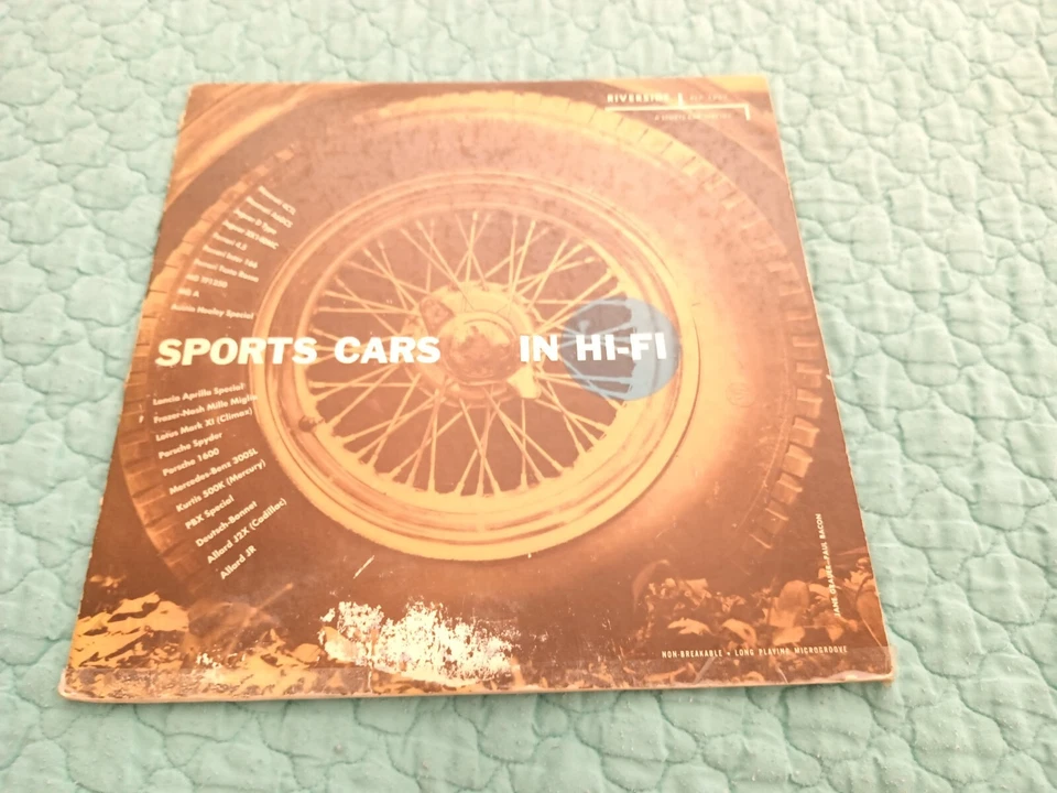 1957 Sports Cars in Hi-Fi Vinyl Lp RIVERSIDE REORDS RLP 5002 NICE! - Image 2 of 4