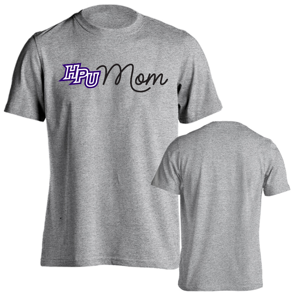 High Point University Panthers Mom Mother Parent Logo Short Sleeve T-shirt  Tee