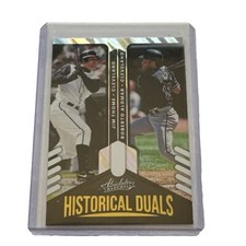 2022 Panini Absolute - Historical Duals Gold Foil HDJR Jim Thome, Roberto Alomar