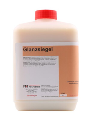 Glanzsiegel farblose Versiegelung Fliesen für Innen Fliesenpflege Marmor 1,5 L 