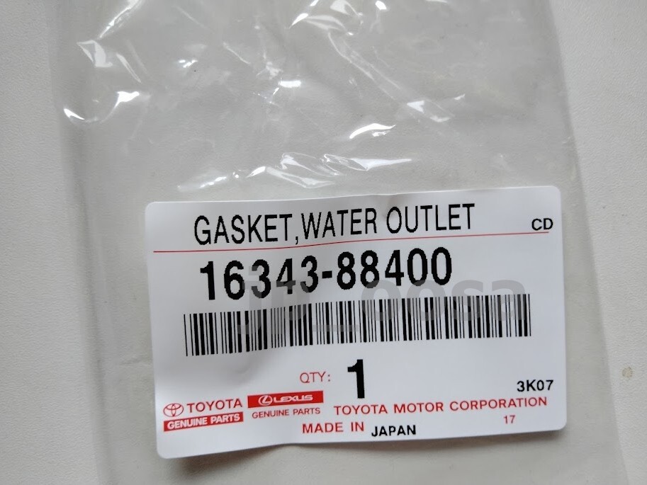 Toyota Genuine OEM 16343-88400 Water Neck Metal Gasket 1JZ-GTE | eBay