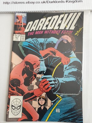 Daredevil The Man Without Fear #267 (1986 Marvel Comics) Rare UK Price Variant 