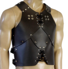 Medieval Leather Breastplate Armor Swordsman Knight Warrior Costume LARP Event