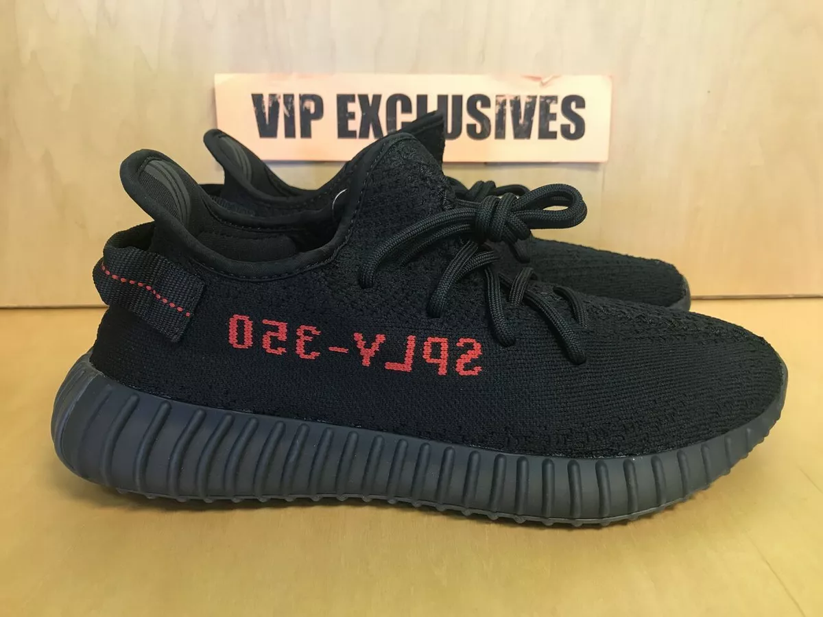 Adidas Yeezy 350 V2 Core Black Red 2017 Bred Boost Low SPLY Kanye ...