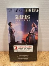 SLEEPLESS IN SEATLE (VHS, 1993) Comedy Tom Hanks Meg Ryan Factory Sealed NEW SLEEPLESS IN SEATLE (VHS, 1993) Comedy Tom Hanks Meg Ryan Factory Sealed NEW