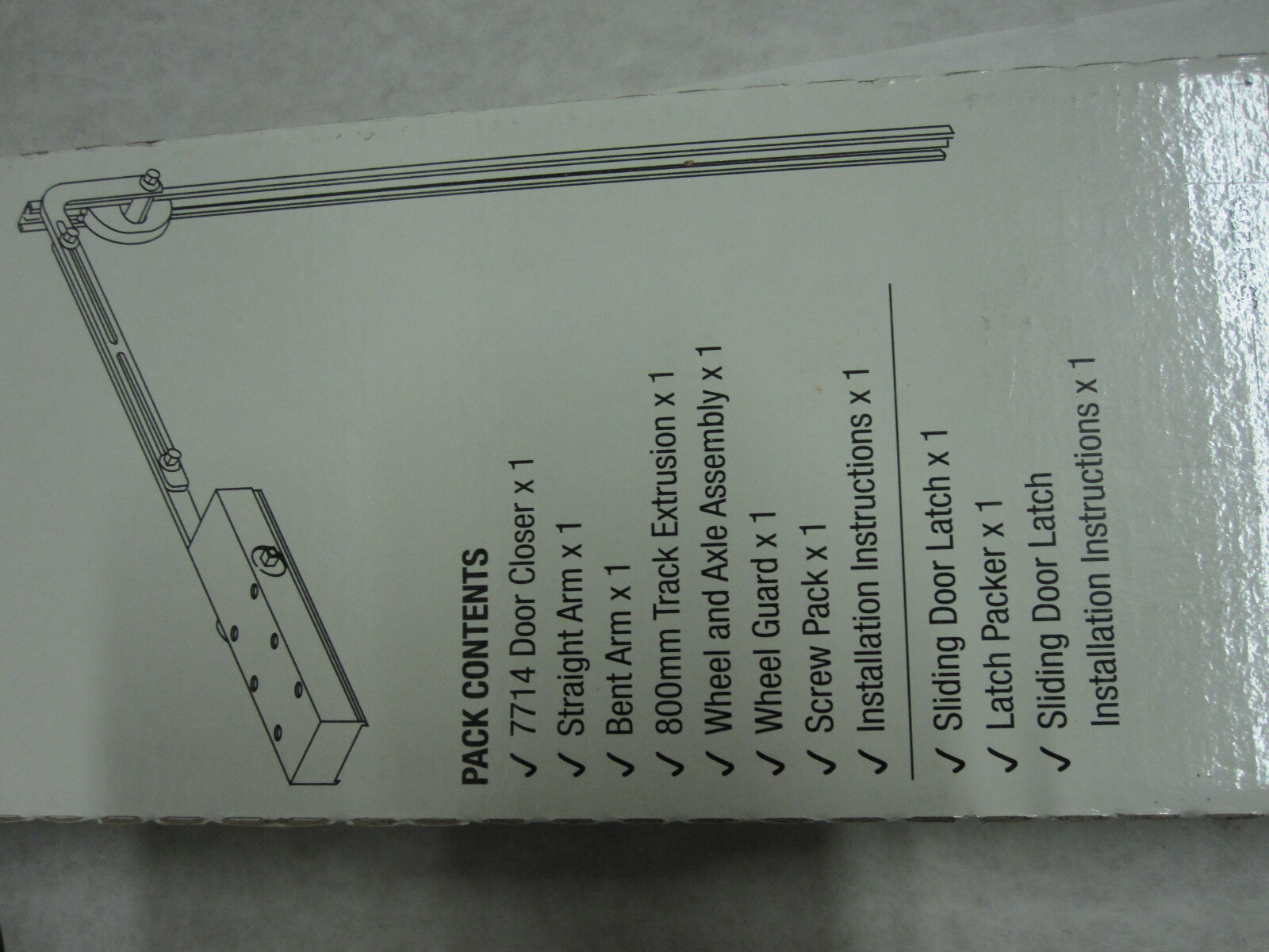 Lockwood Sliding Door Closer Lockwood L7714SDSIL for sale online eBay