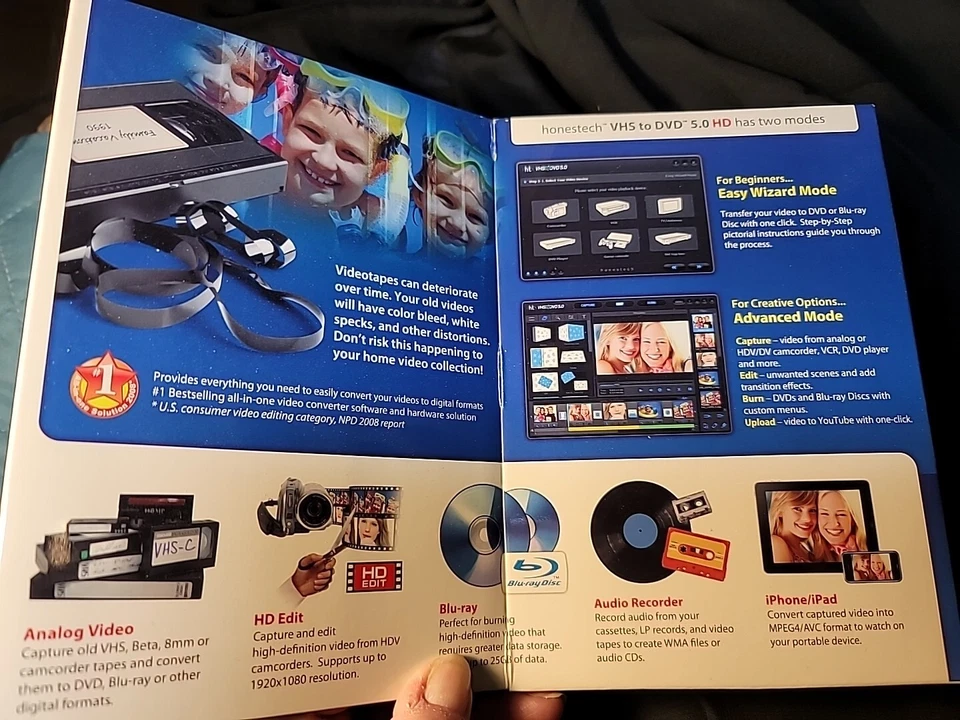 Honestech Technology VHS To DVD Video Conversion Solution - Image 2 of 4