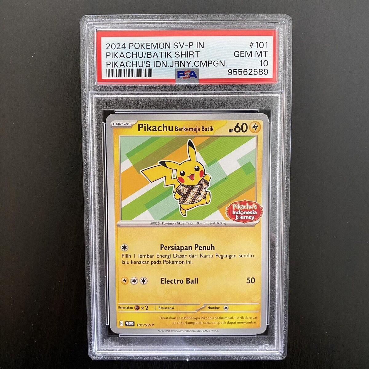 【PSA10】インドネシア バティック ピカチュウ 101/SV-P インドネシア バティック ピカチュウ 101/SV-P PSA10 - メルカリ
