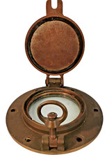 ANCIEN HUBLOT DE MARINE – BRONZE ET MÉTAL - 8kg800 - MILITARIA ?