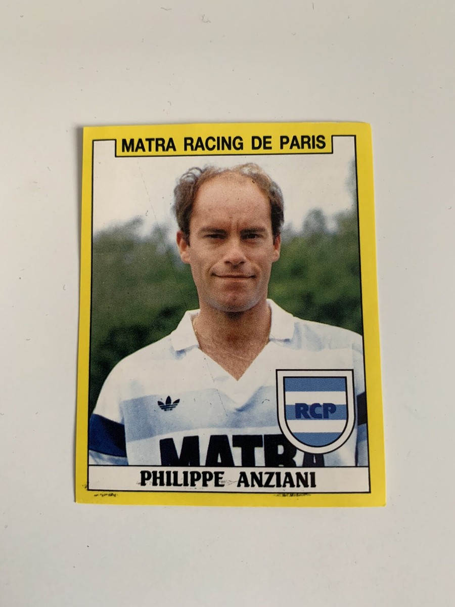 Panini foot 89 image Philippe Anziani N°157 RCP Matra racing football sticker