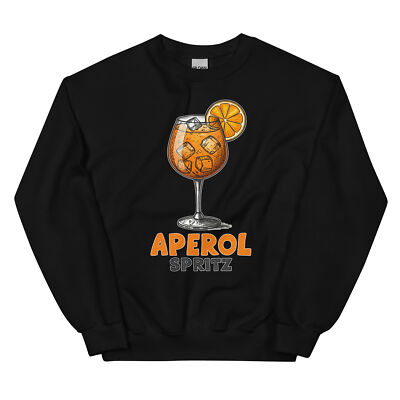 Aperol Spritz Drink Delicious Beverage Crewneck Sweatshirt