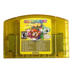 For-Nintendo-N64-18-in-1-Card-Mario-Party-1-2-3-Aggregation-15-NEWS-US-Edition