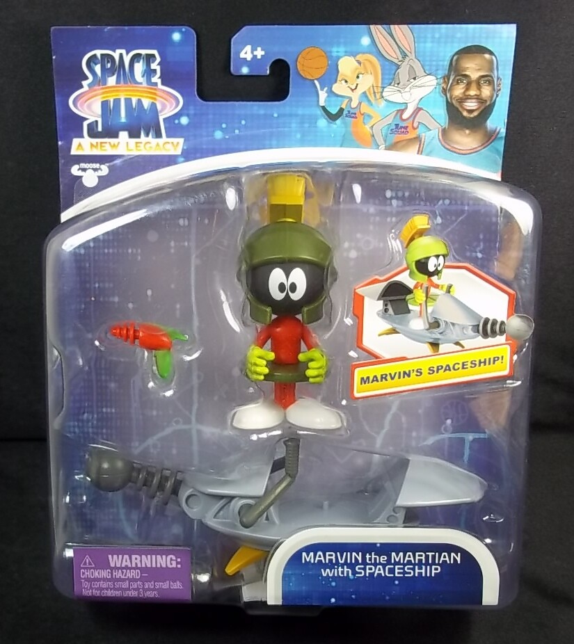 Space Jam A new legacy MARVIN the Martian with spaceship New | eBay