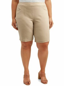 womens plus pull on shorts