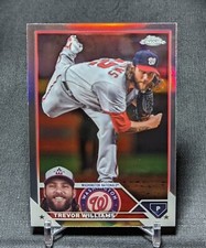 Trevor Williams Refractor 2023 Topps Chrome Update #USC17 Washington Nationals