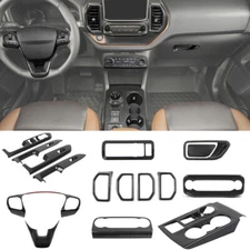 Carbon Fiber Interior Decoration Full Set Cover Trim For Ford Bronco Sport 21+