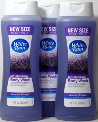 3 PK White Rain Mooisturizing Body Wash
