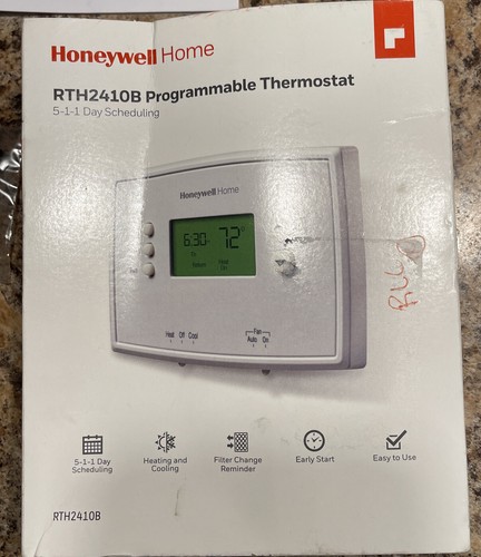 Honeywell 5-1-1 Day Programmable Thermostat -Heat & Cooling- Model #RTH2410B - Picture 8 of 9