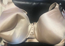 Bali 42C Beige One Smooth U Smoothing Concealing T-shirt Bra Underwire