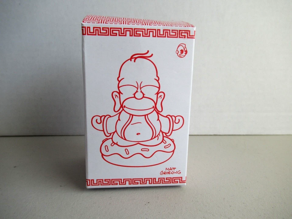 Figura de arte coleccionable de Los Simpson Kidrobot 3" caja abierta y bolsa Foto 4 de 4