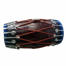 QUEENBRASS Sheesham Wood Bolt Tuned Dholak | Heavy DHOLAK.