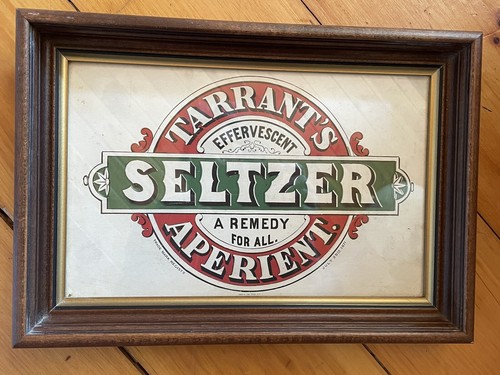 1871 Tarrant's Effervescent Seltzer Aperient 25. Juli Nussbaum Rahmen Werbung