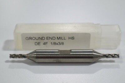 4 FLUTE, DE, HSS ENDMILL, **VARIOUS SIZES**  SEE BELOW FOR SIZES & AVAILABILITY