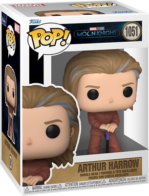 New Funko Pop Marvel Moon Knight #1051 Arthur Harrow bobble-head figure