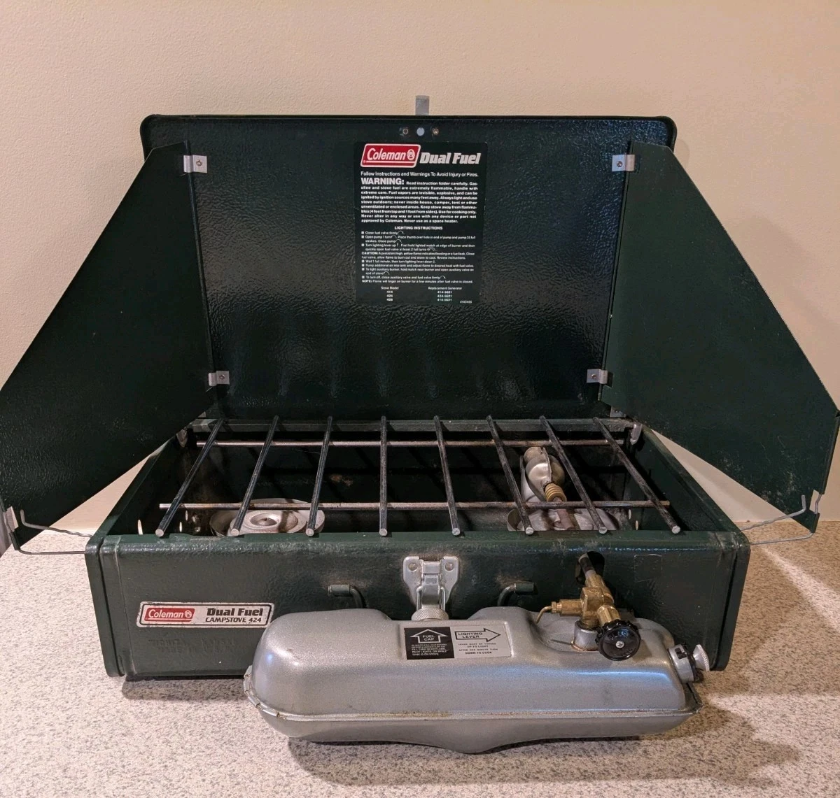 Coleman Dual Fuel Stove 424 for sale | eBay