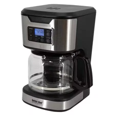 12-Cup Programmable Coffee Maker in Black