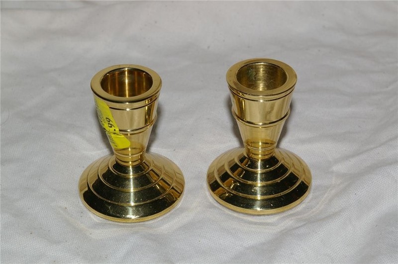 Partylite Seacrest Candlestick Pair Taper Candle Holders Party Light
