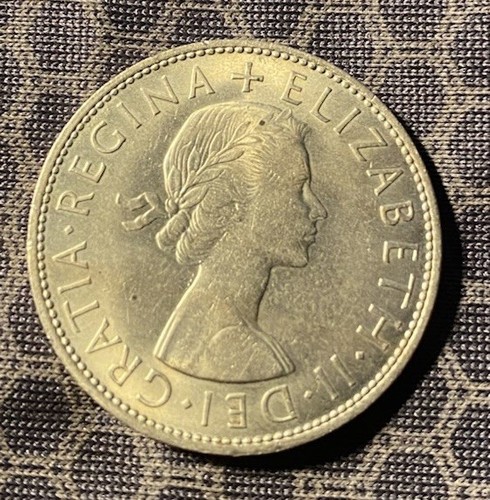 1966 Great Britain 1/2 Crown Half Crown High Grade! Beautiful!