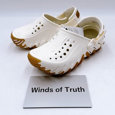 Crocs Echo Gum RO Clog Chalk 211675-0WV White Men's Size US M2-13