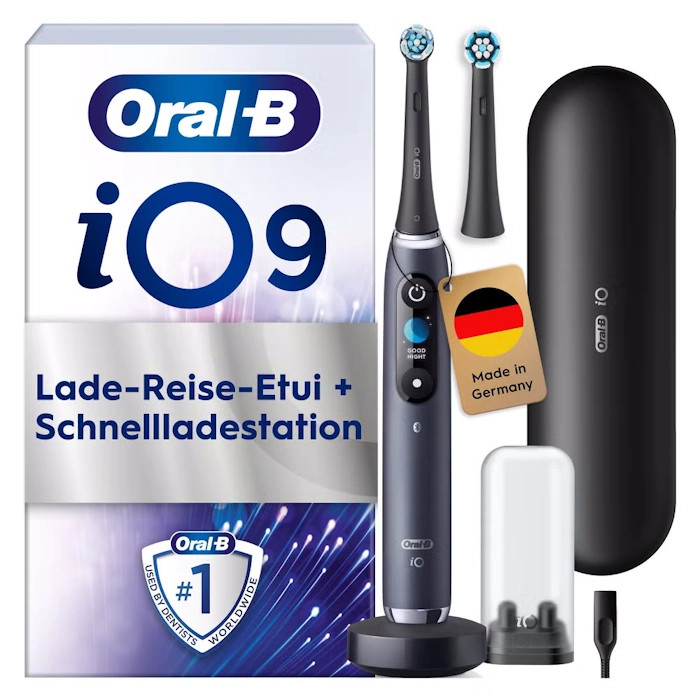 🦷 Oral-B iO Series 9 Luxe Edition elektrische Zahnbürste schwarz 7 Putzmodi 🦷 - Bild 2