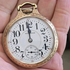 1927 Hamilton, 992, 21 Jewels, 16s, Mens Raikroad Grade Pocket Watch