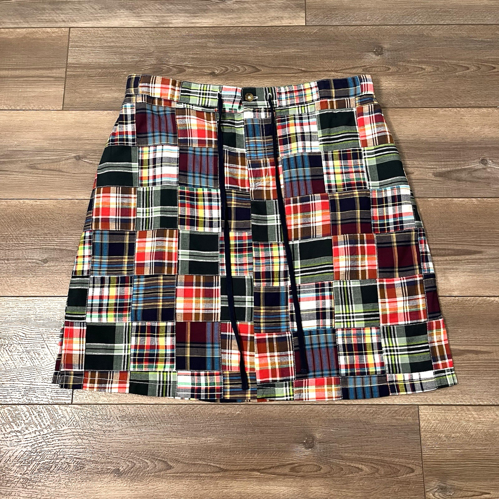 NorthStyle Cotton Patchwork  Madras Plaid Skort W… - image 1