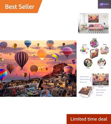Einzigartiges Heißluftballon Puzzle - 1000 Teile für Spaß & Familienbindung