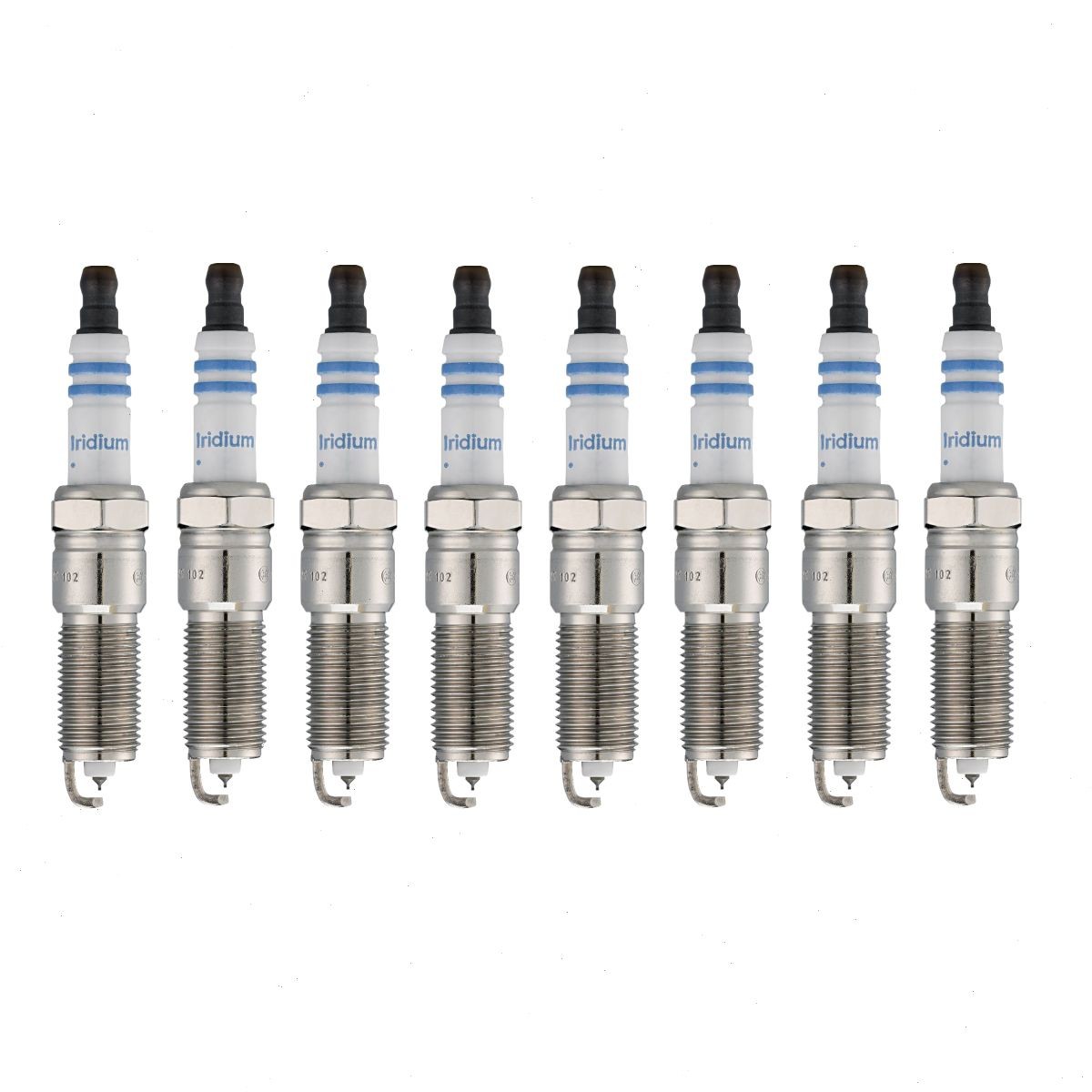 8 pc Bosch Double Iridium Spark Plugs for 2022 Ford F-450 Super Duty 7.3L V8 yo
