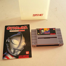 Bandai Ultraman (SNES) NTSC-U/C Action Game Cartridge w/ Manual Included