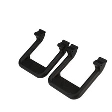 CARR 102521 HOOP II XP3 Black Powder Coat Steps Pair